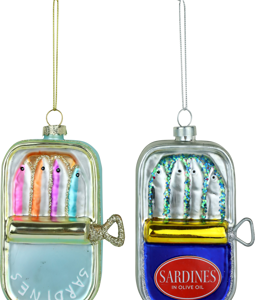2300 GLASS JEWELRY SARDINES S/2